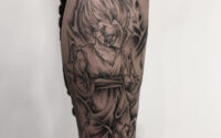 Vegeta tattoo design from Dragon Ball - Powerful and iconic character captured in anime style.